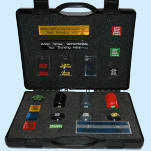 Engineer kit of test pieces metal detection